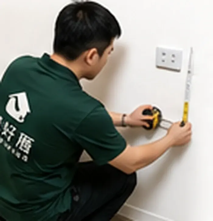 塑膠地板施工前現場丈量與地面檢查